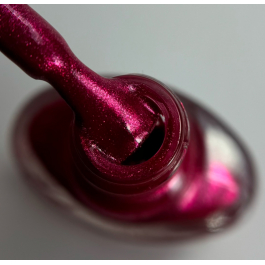 ЛАК ДЛЯ СТЕМПІНГУ VAKULA NAILS 28 ГРАНАТОВИЙ З ШИМЕРОМ, 8 ML