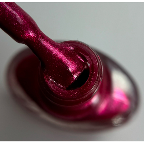 ЛАК ДЛЯ СТЕМПІНГУ VAKULA NAILS 28 ГРАНАТОВИЙ З ШИМЕРОМ, 8 ML