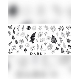 ПЛАСТИНА ДЛЯ СТЕМПІНГУ DARK 14