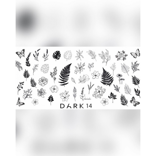 ПЛАСТИНА ДЛЯ СТЕМПІНГУ DARK 14