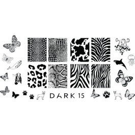 ПЛАСТИНА ДЛЯ СТЕМПІНГУ DARK 15
