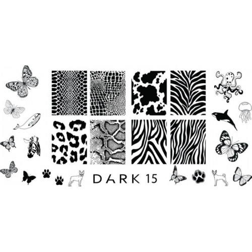 ПЛАСТИНА ДЛЯ СТЕМПІНГУ DARK 15