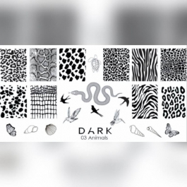 ПЛАСТИНА ДЛЯ СТЕМПІНГУ DARK 03