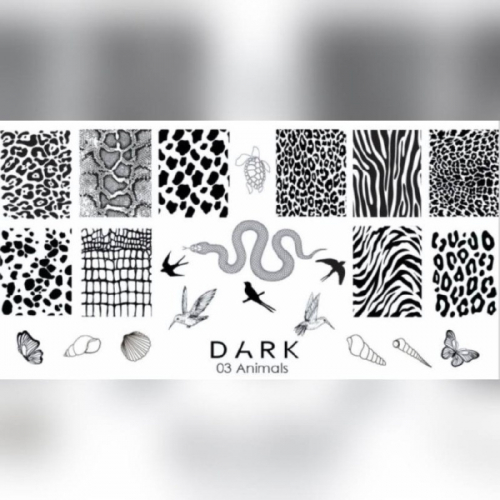 ПЛАСТИНА ДЛЯ СТЕМПІНГУ DARK 03