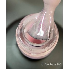 G.Nail Cover Base №67, 15ml