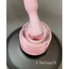 G.Nail Cover Base №81, 15ml