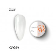 Simple Gel 001 Clear Ga&Ma, 30ml