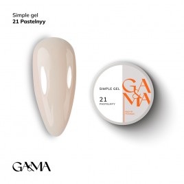 Simple Gel 021 Pastelnyy Ga&Ma, 30ml