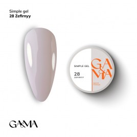 Simple Gel 028 Zefirnyy Ga&Ma, 15ml