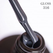 Гель-лак Gloss, Gel polish № 316, 15мл