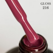 Гель-лак Gloss, Gel polish № 216 15мл