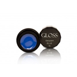Гель-краска Gloss - Blue, 3 мл