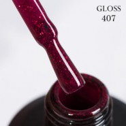 Гель-лак Gloss, Gel polish № 407, 15мл.
