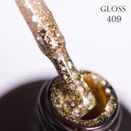 Гель-лак Gloss, Gel polish № 409, 15мл.
