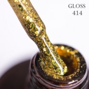 Гель-лак Gloss, Gel polish № 414, 15мл.