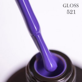 Гель-лак Gloss, Gel polish № 521, 15мл.
