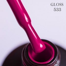 Гель-лак Gloss, Gel polish № 533, 15мл.