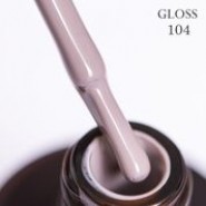 Гель-лак Gloss, Gel polish № 104, 15мл