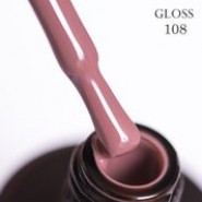 Гель-лак Gloss, Gel polish № 108, 15мл