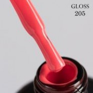 Гель-лак Gloss, Gel polish № 205, 15мл